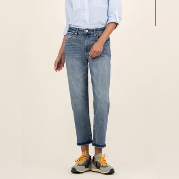 Kut from the Kloth Denim - Kut from the Kloth Size 10 Sienna Baggy Boyfriend Crop